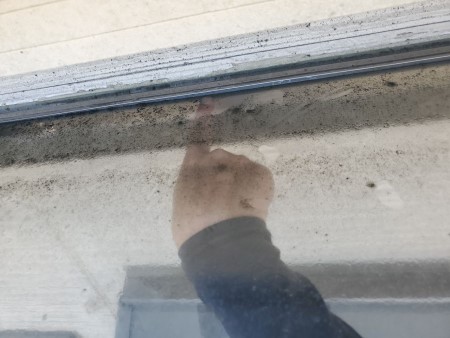 散水調査　雨漏り箇所　バルコニーのコーキング劣化